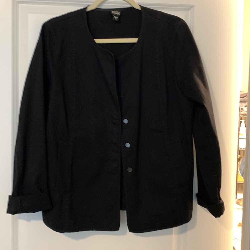 Eileen Fisher women’s black jacket size large
